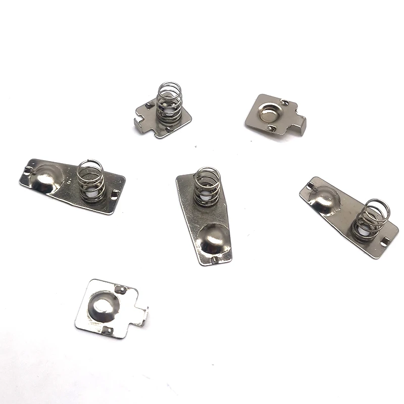 Customized Sheet Metal Fabrication Toy compression spring Carbon Steel Metal Stamping Parts For Battery Clip