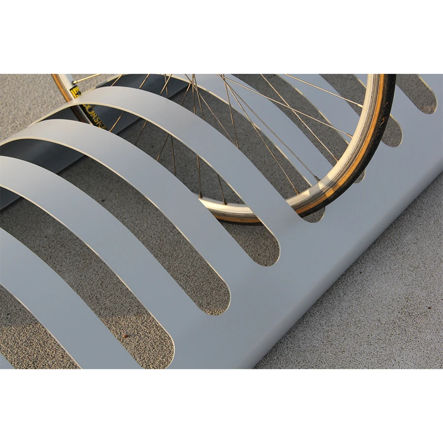 Suppliers Export Bike Stand Aluminium Titanium Bicycle Semi Vertical Bike Rack Parking For Bicycles