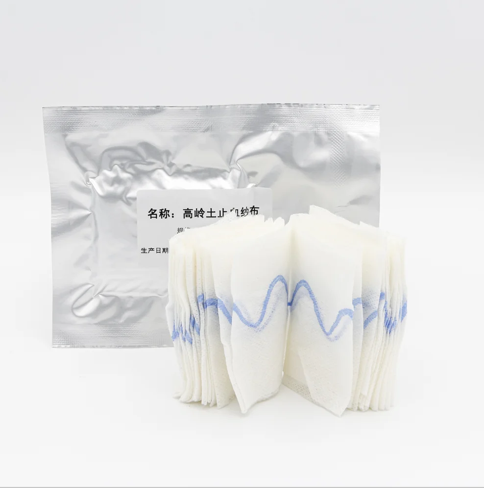 Popular kaolin hemostatic gauze and kaolin clay powder combat  bandage and hemostatic agent granules for first aid kit