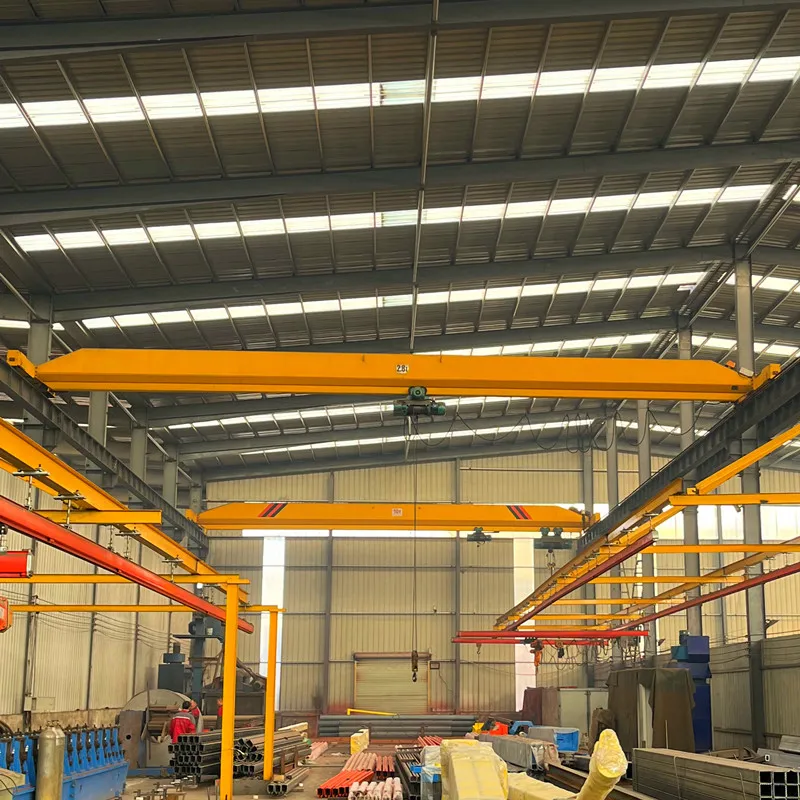 32t single beam travelling hanger overhead bridge crane for lifting rebar