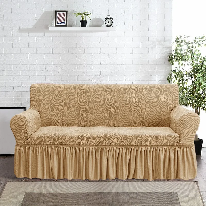 Wholesale 5 seater 7 seater custom sofa cover elastic stretch new design couch cover
