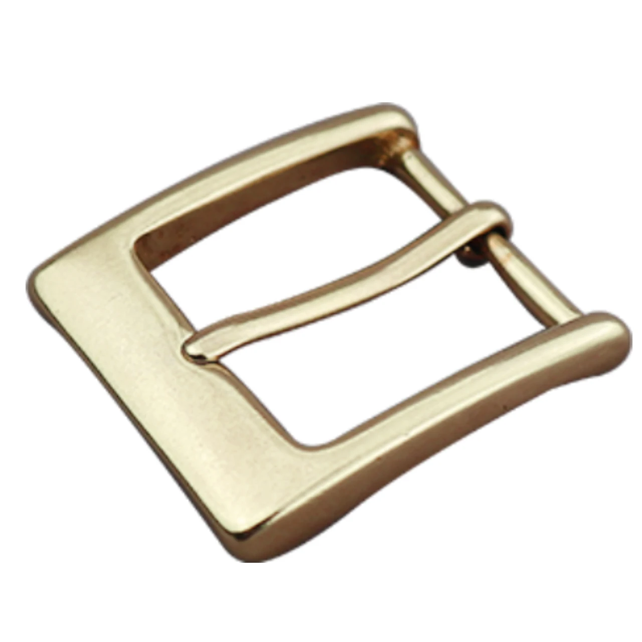 Hot selling 30MM SOLID BRASS  belt buckle Single pin  buckle For Men