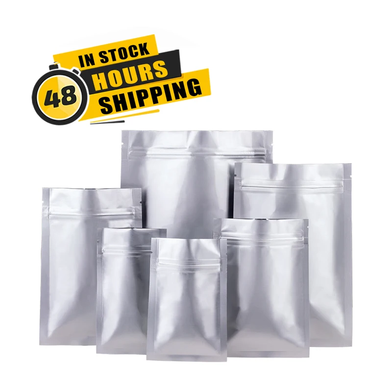 Zipper Sealed Bag Smell Proof Pouches Logo Ziplock Plastic Food Packaging Aluminium Foil Printed Custom Mylar Bags