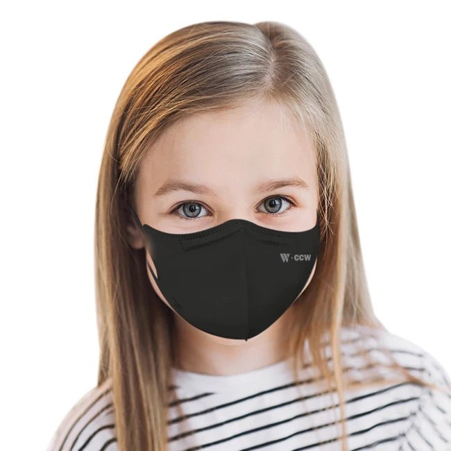 CCW factory price KN95 child face mask material non-woven fabric easy breath comfortable KN95 face mask for child