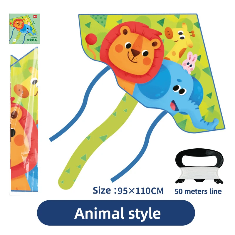 Children exclusive kite with lovely animal patterns Amazon hot selling early middle age kids kite supplier