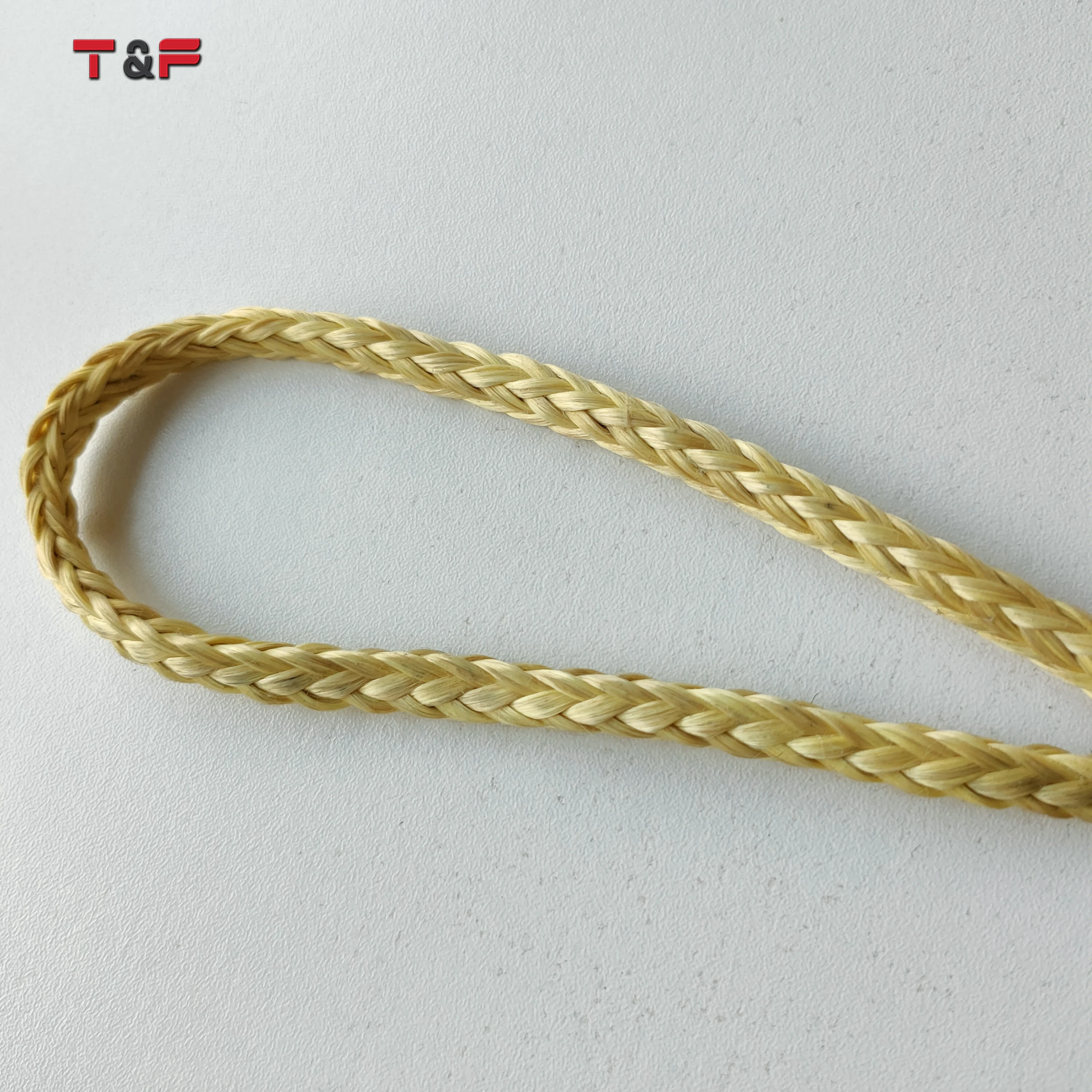 Flame Resistance Tactical Natural Color Technora Braided Rope