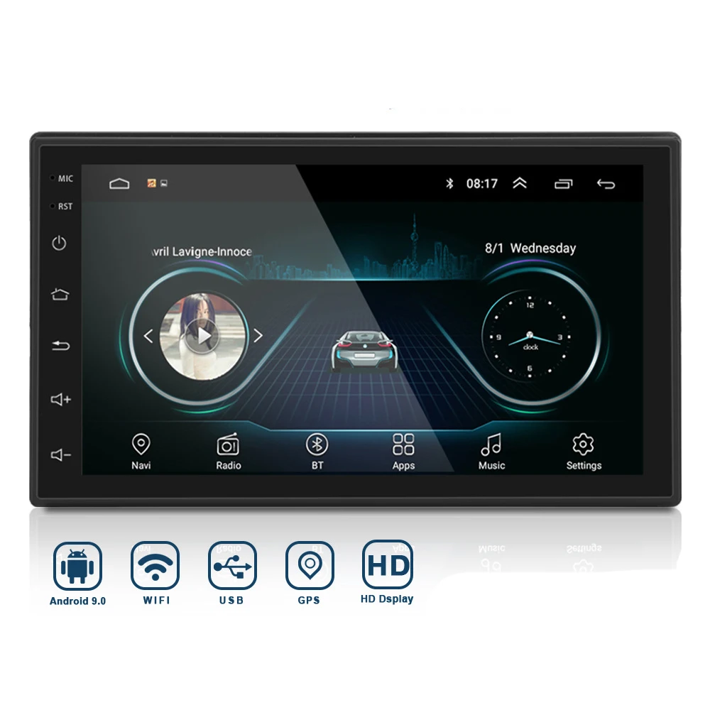 Android Navigation 7 inch Touch Screen Car Video Dvd Player With Radio Usb Wifi Link Car Radio Gps Player Mp5 Player