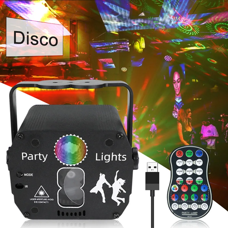 Rechargeable Laser Light Ktv Led Magic BallLighting Effect Small Stage Lights Projector