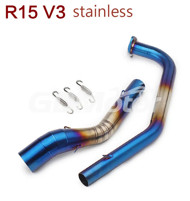 r15 v3 exhaust escapamento motocicleta 250cc motorcycle exhaust 51mm