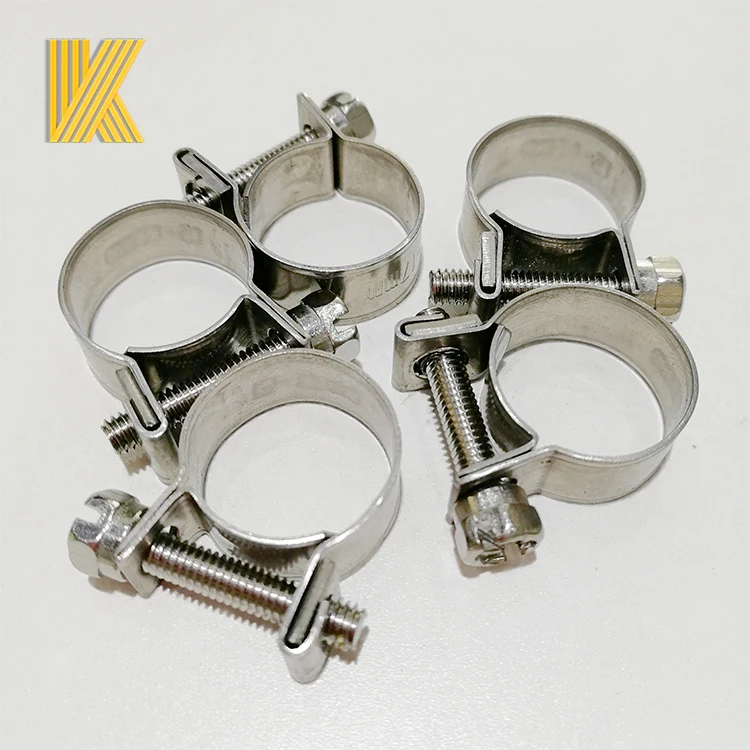 Size 9-11mm metal band hose clamp SS304 mini type hose clamps
