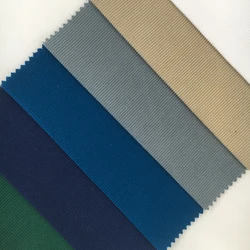Warp Knitted Solid Customized Color Polyester Car Seat Corduroy Upholstery Fabric