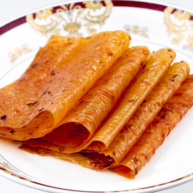 China spicy gluten noodles snacks box packaging total 100 bags