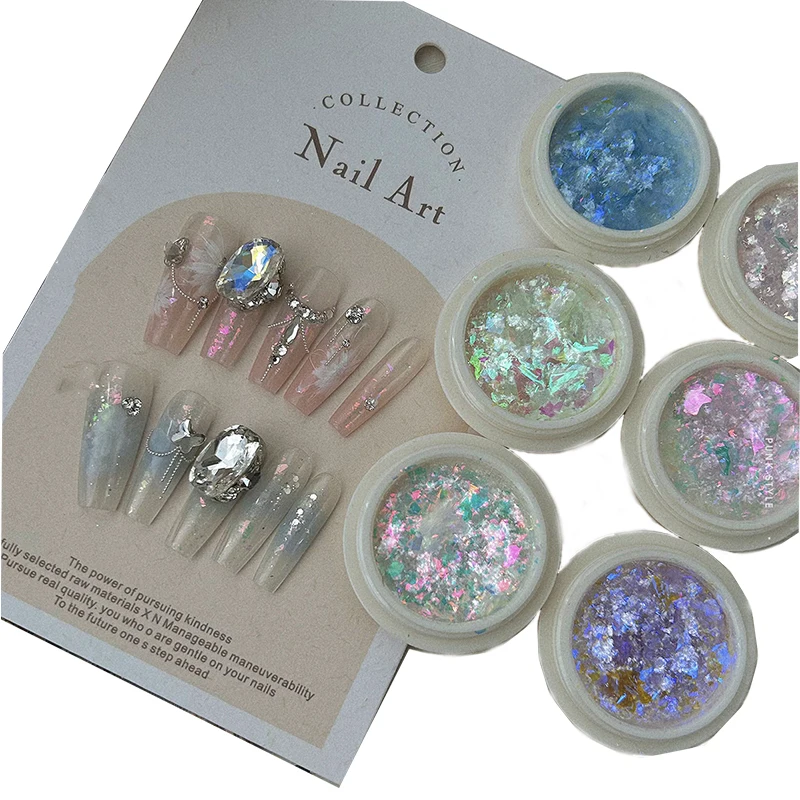 wholesale holographic mixed glitter bulk chunky mix cat eyes glitter for gifts craft nails art