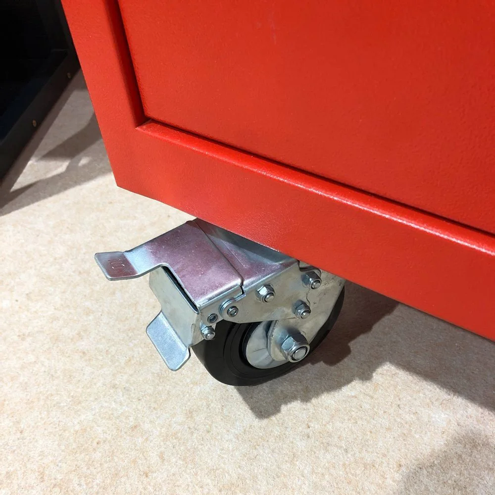 Professional workshop garage storage 14 Drawers Mobile Metal Tools box, trolley cabinet