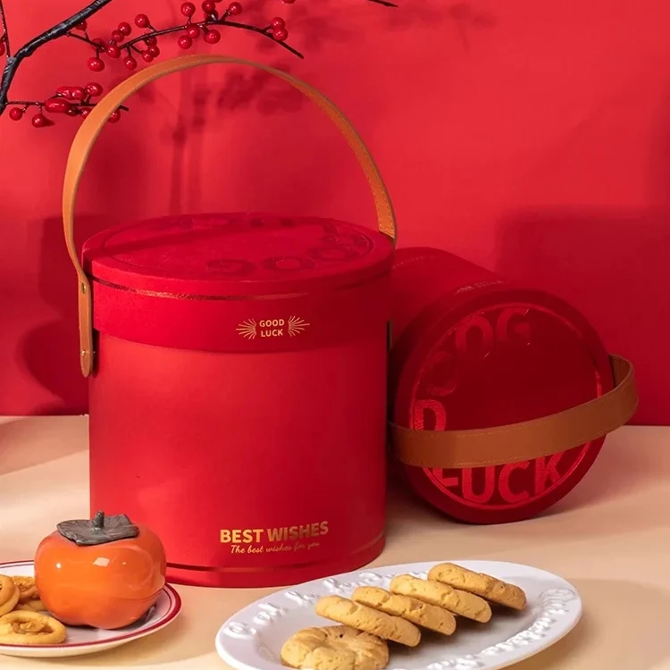 2024 New Year Gift Box Dragon Year Ceremony Box Baked cookie Nut Gift with gift box