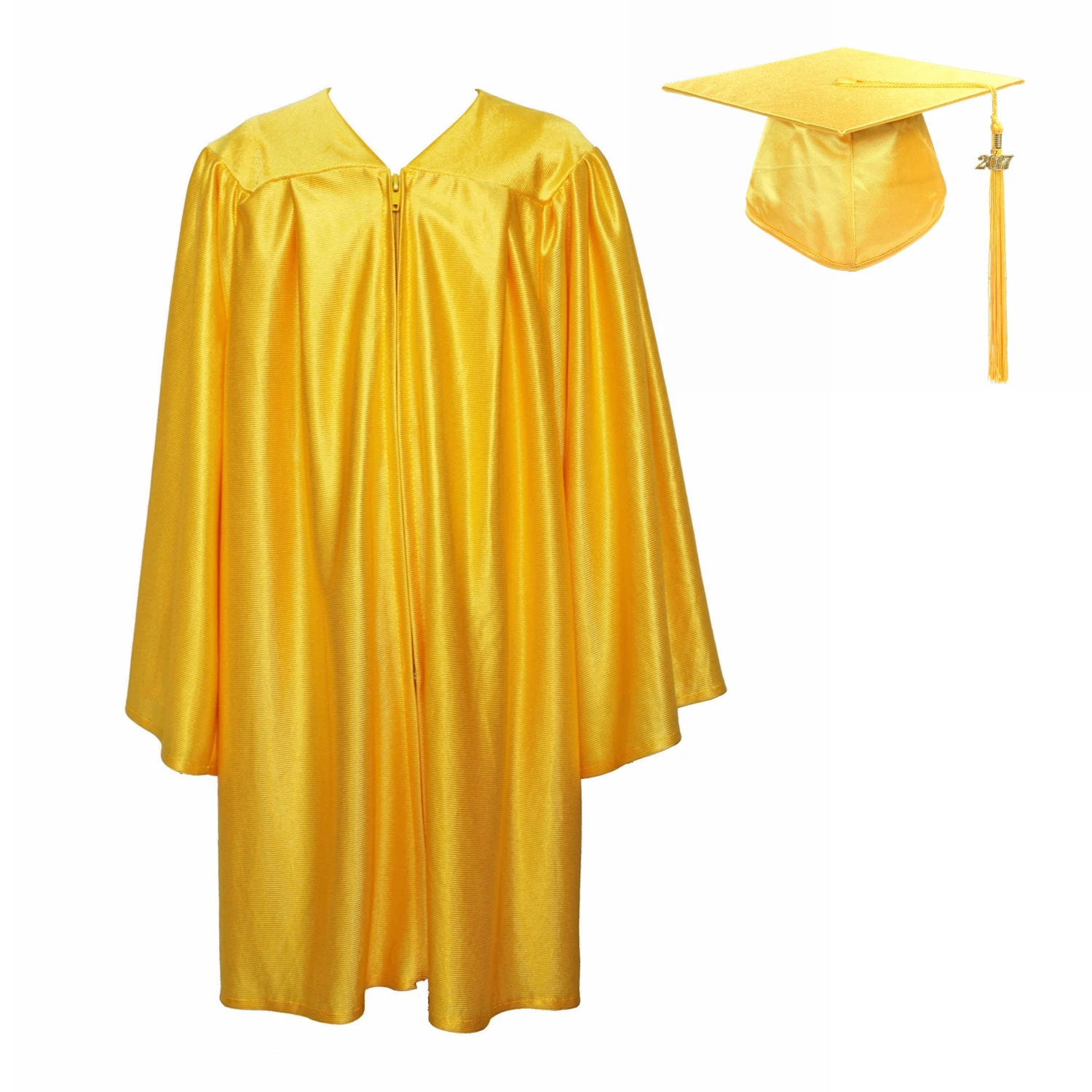 
2021 shiny graduation gown for child kindergarten graduation caps and gowns 