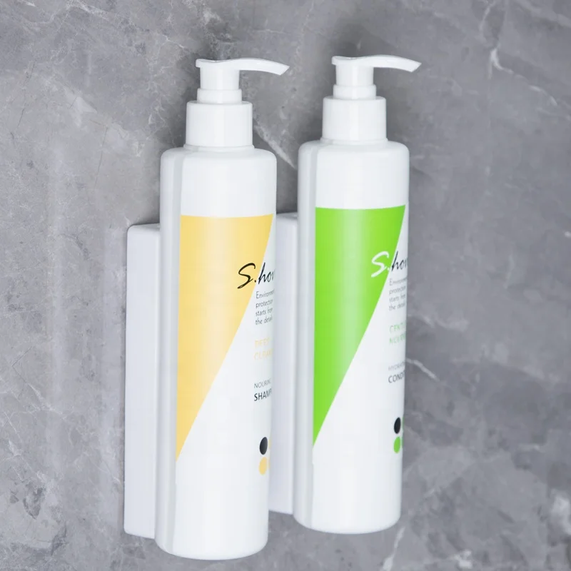 360ml Shampoo Conditioner Dispenser Shower Soap Dispenser No Drill Wall Mounted for Toilet Bathroom Hotel Kitchen