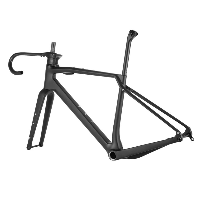2023 New T1000 Carbon Gravel Frame 700x47C Disc Brake Road Cyclocross Bicycle Frameset T47 Lightweight Gravel Bike Frame