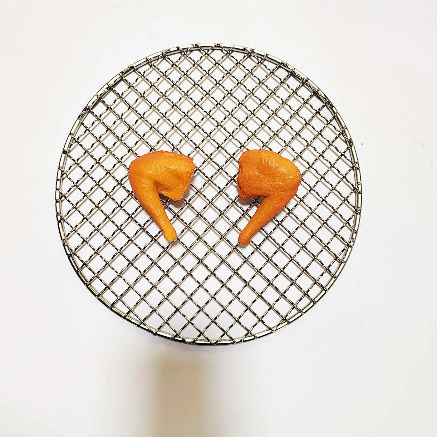 Round  Stainless Steel Barbecue BBQ Grill Wire Mesh