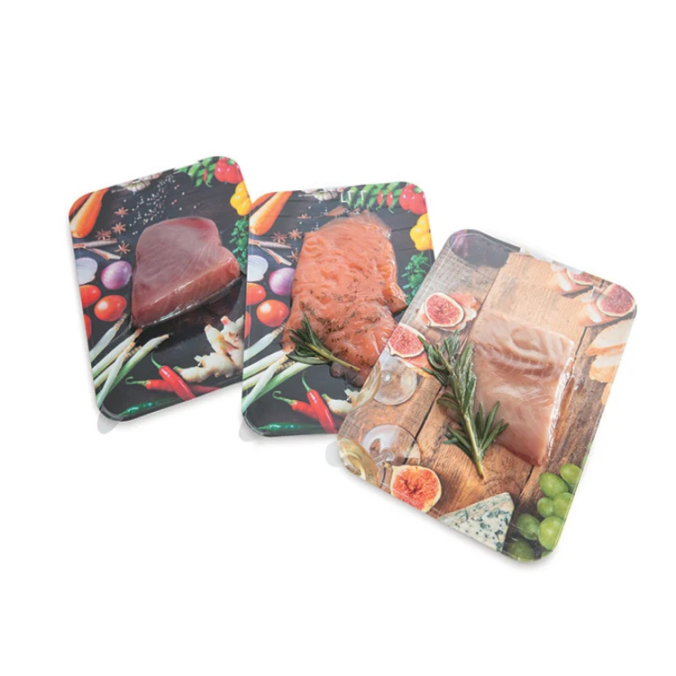 Pe Eva Vacuum Vsp Film Rolls Vacuum Skin Packaging Films For Steak Meat Bones Packing