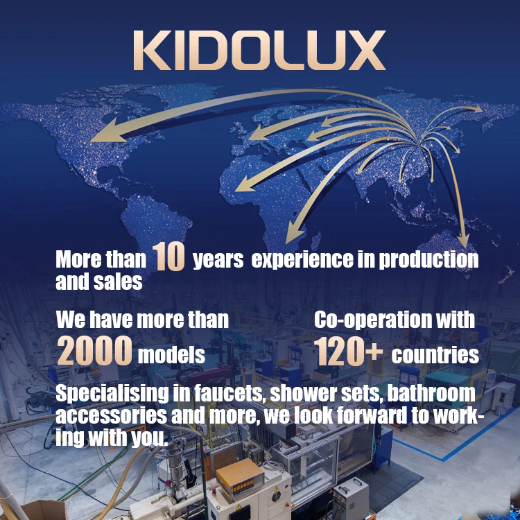 Кухонный смеситель Kidolux с выдвижным распылителем