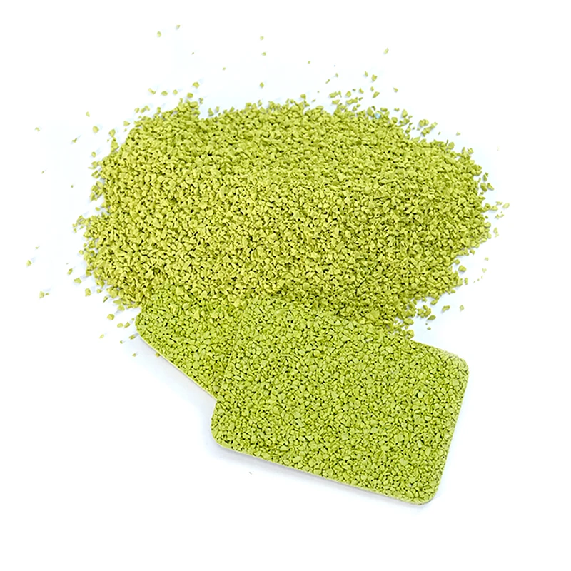 Varied EPDM Rubber Granules For Children Outdoor Flooring Surface