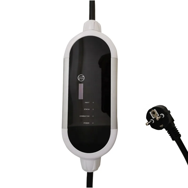 
 Factory Manufacture AC Portable EV Charger Station Current Adjustable 8A 10A 13A 16A 32A EV Charging Station  