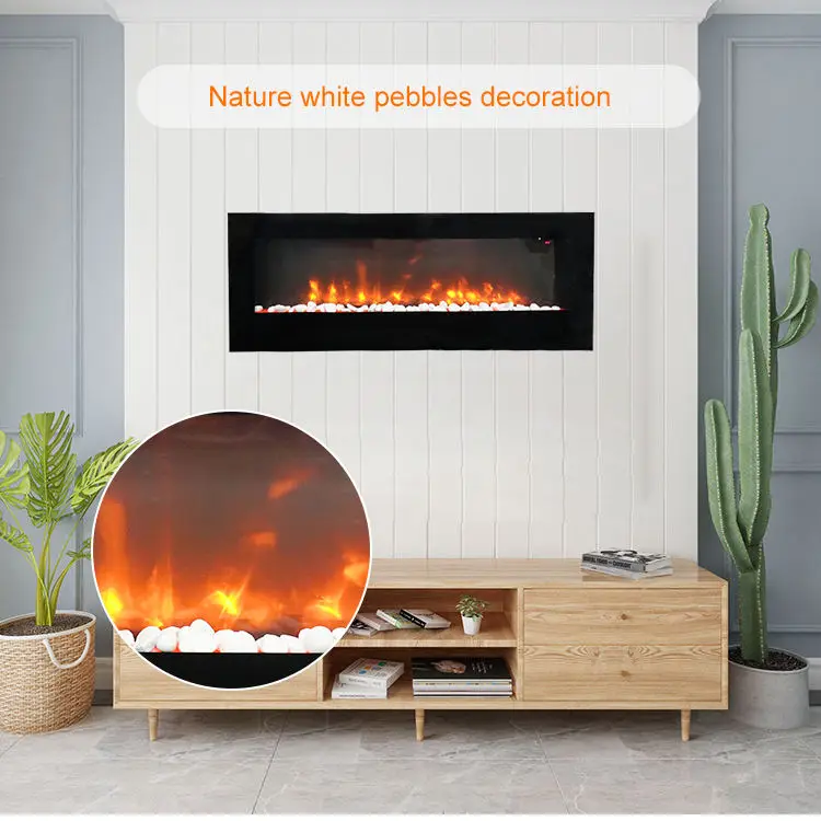 Wholesale Household Modern Style  indoor decorative fireplace freestanding mantel from china heaters and electric fireplaces