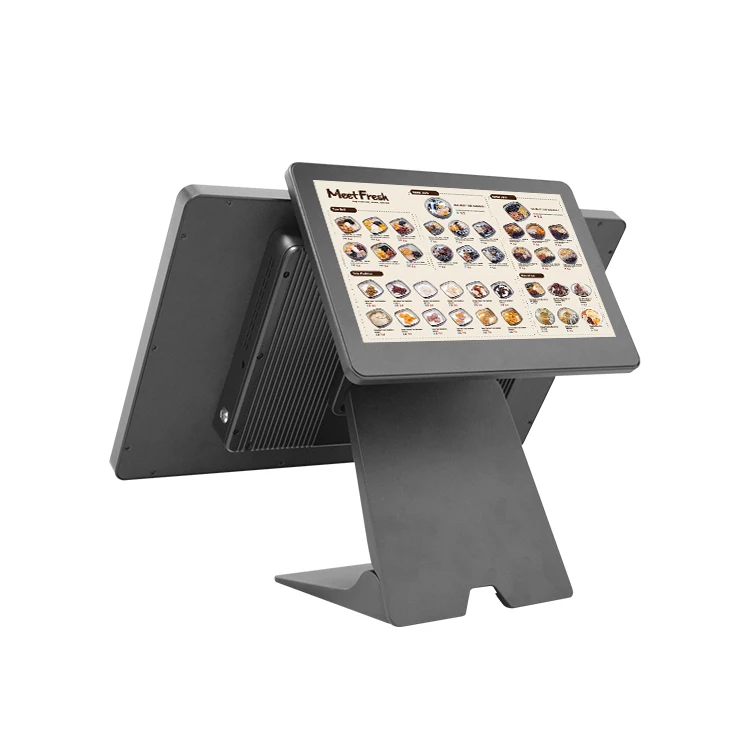 i5 Generation 6 dual screen 18.5+11.6inch water proof pos terminal all in one pos systems