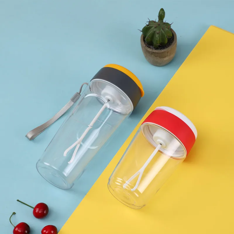 Factory Direct Supply 400/600ml Portable Plastic Electric Protein Vortex Shaker PC/Tritan Bottle With PP Stirring Rod