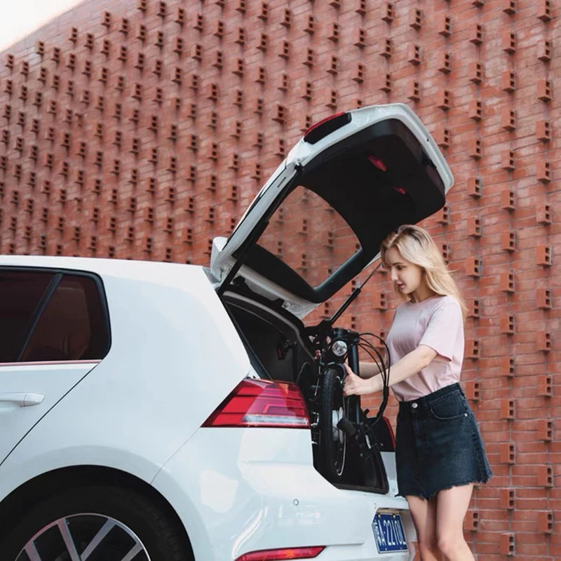 Xiaomi QICYCLE CE 36v Foldable Torque Sensing Pedal Assist Removable Lithium Battery Universal Adult Mini Folding Electric Bike