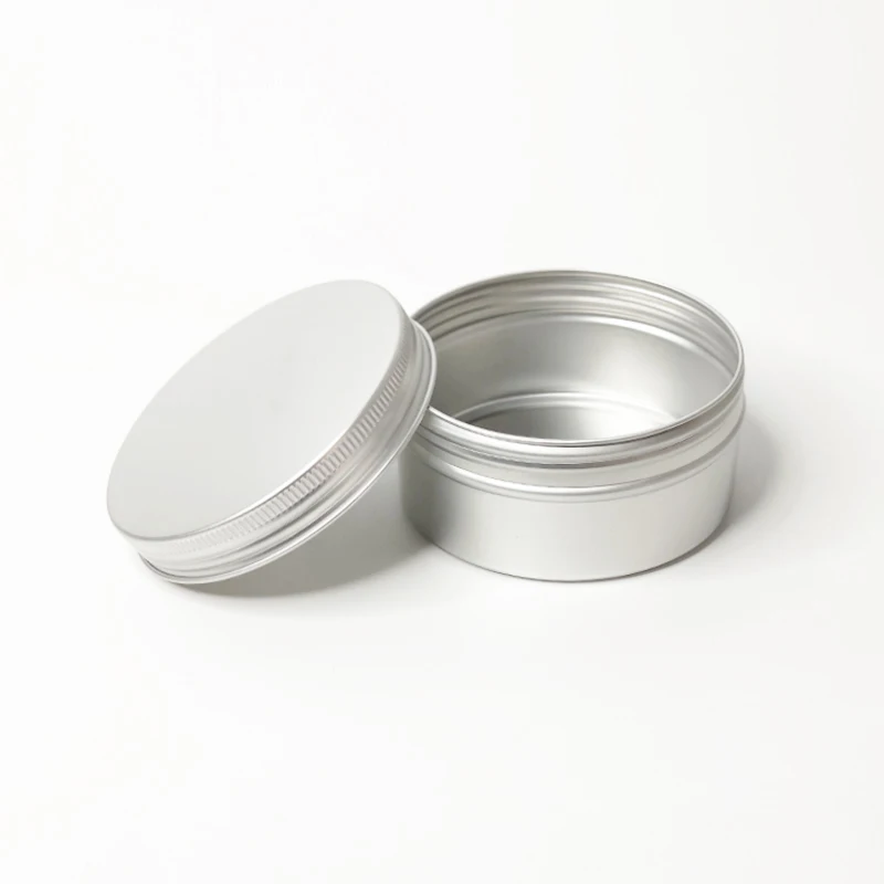50g 250g 500g aluminium jar container pot for cream bath salt candle food package