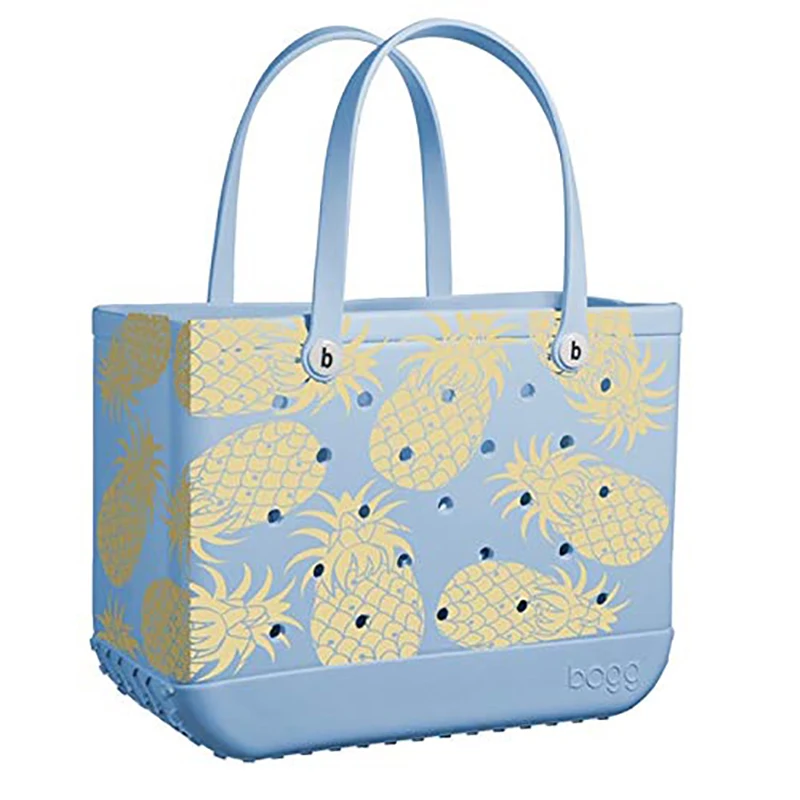Waterproof EVA Washable Durable cheetah print gifts simply southern bags rubber tote BOGG bag