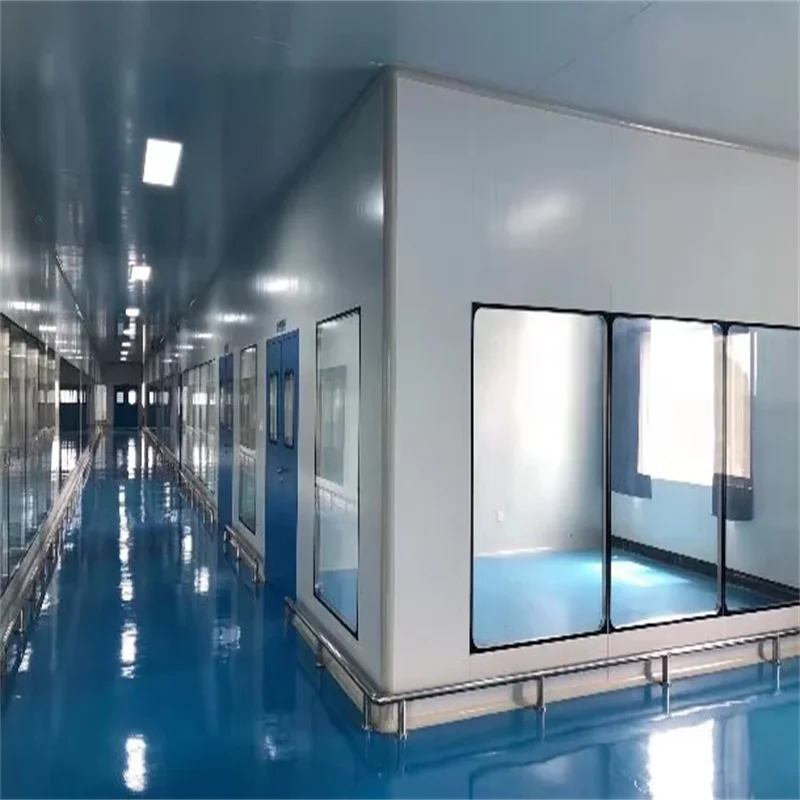 Project Wall Wool Design Ceiling Isolation Panels Fireproof Construction Rock Iso 8 Hospital Customized Dust Free Clean Room