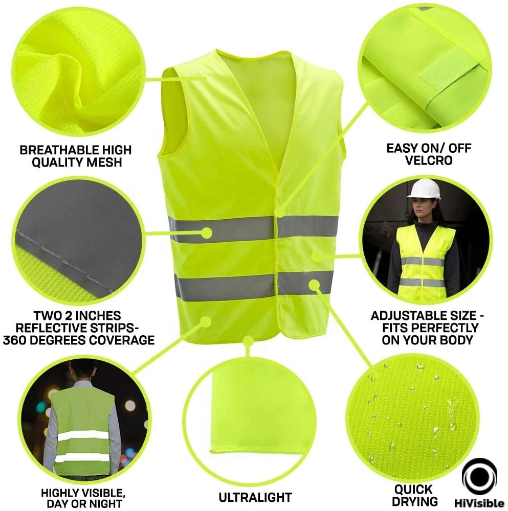 Factory Price Custom High Visibility School Children Kid Hi Vis Reflective Safety Vest
