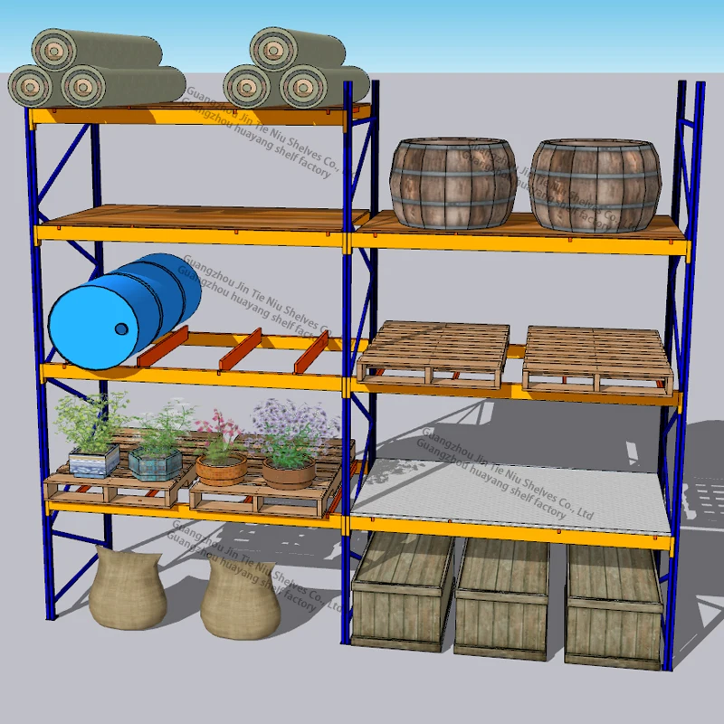 Warehouse System Racking Mushroom Shelving Shelf Metal Rack