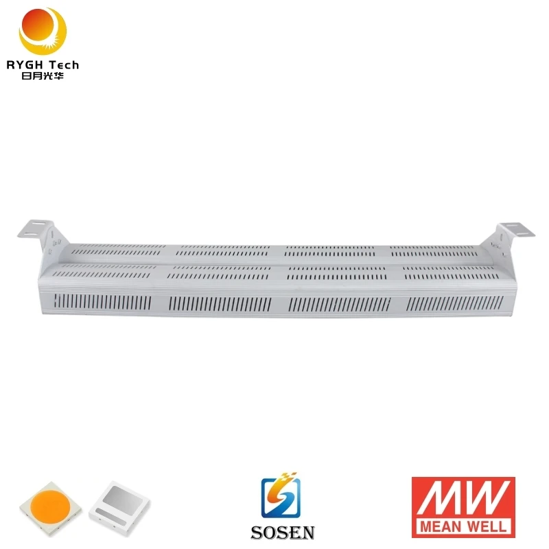 2700k 3000k 300 watt 400w 4ft industrial warehouse lighting strip led high bay linear light