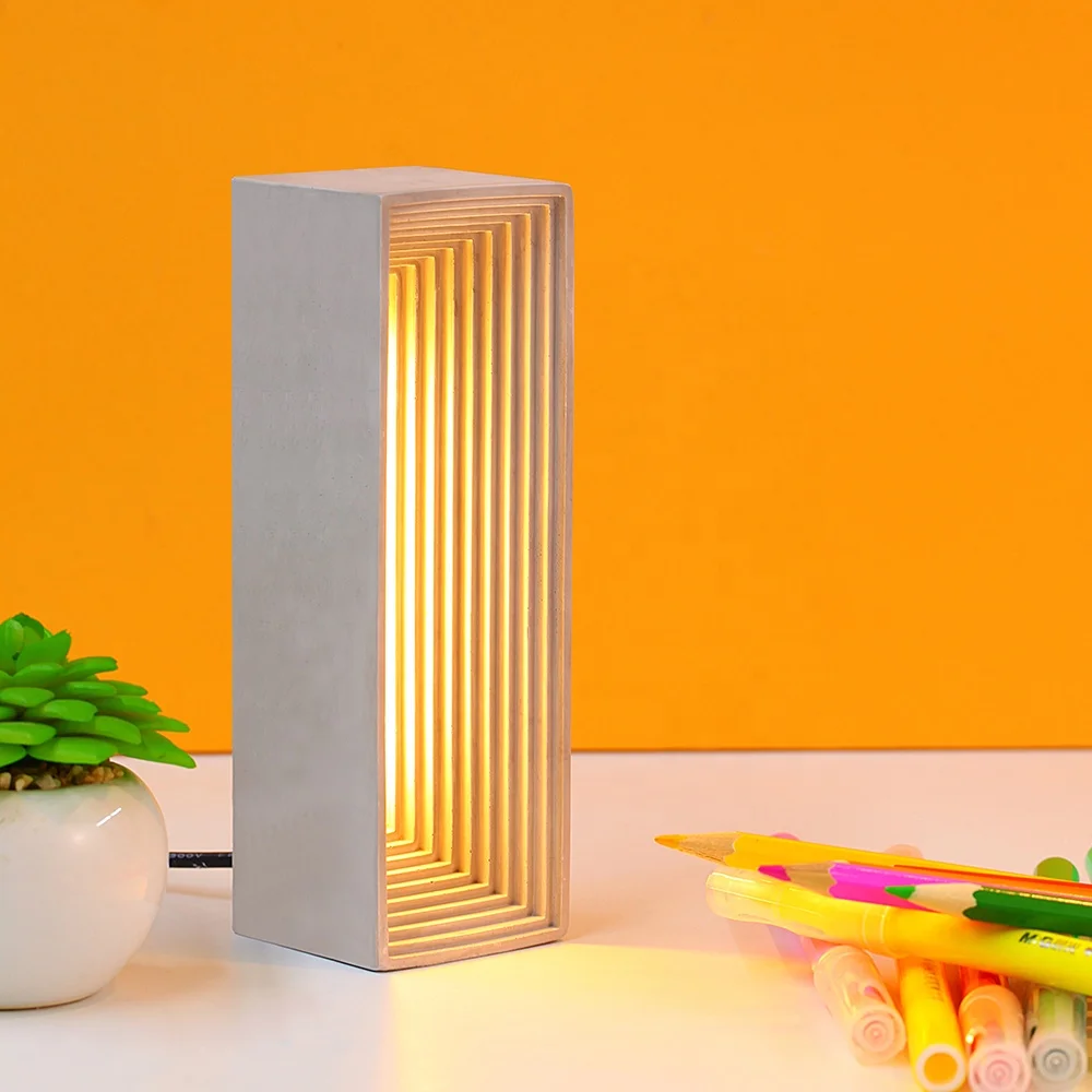 Николь ручной работы OEM индивидуальный Ins домашний декор бетонная лампа силиконовая форма