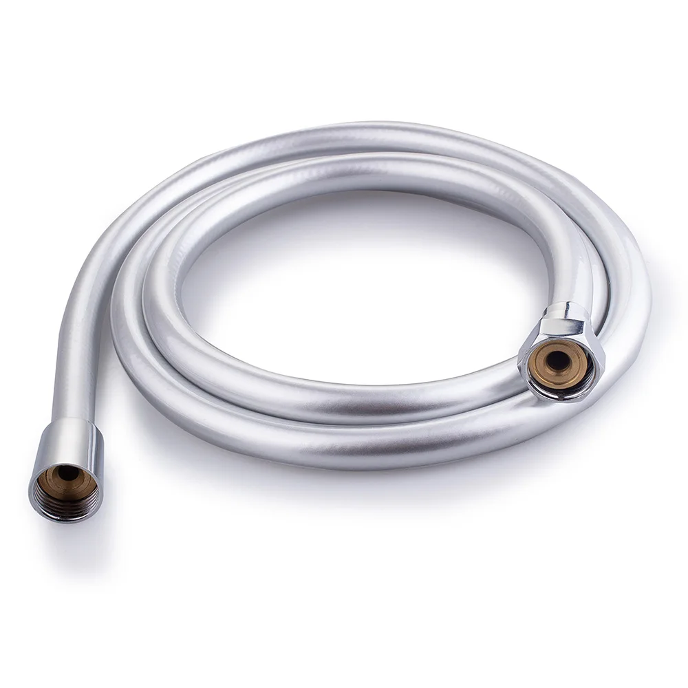 1/2 connector blue  Wholesale Customized  pvc  Double Interlocking handheld Shower head Hose pipe Good quality and durable