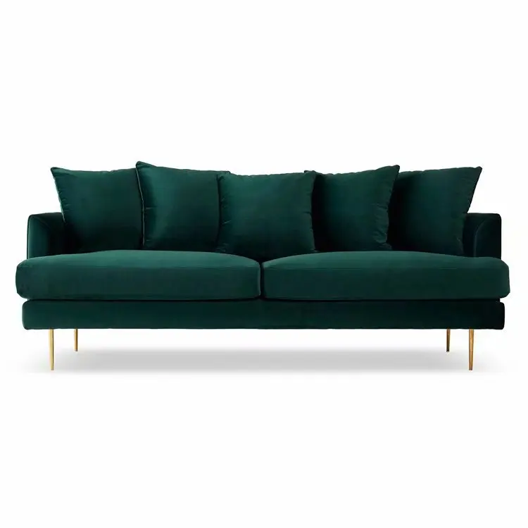 Custom furniture European and American fashionable sitting room 3 person sofa can disassemble wash