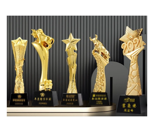 KEDK Cheap Gift Marketing With Logo Sublimation Promotional Product Business Giveaways Sets Crystal Trophy Medal
