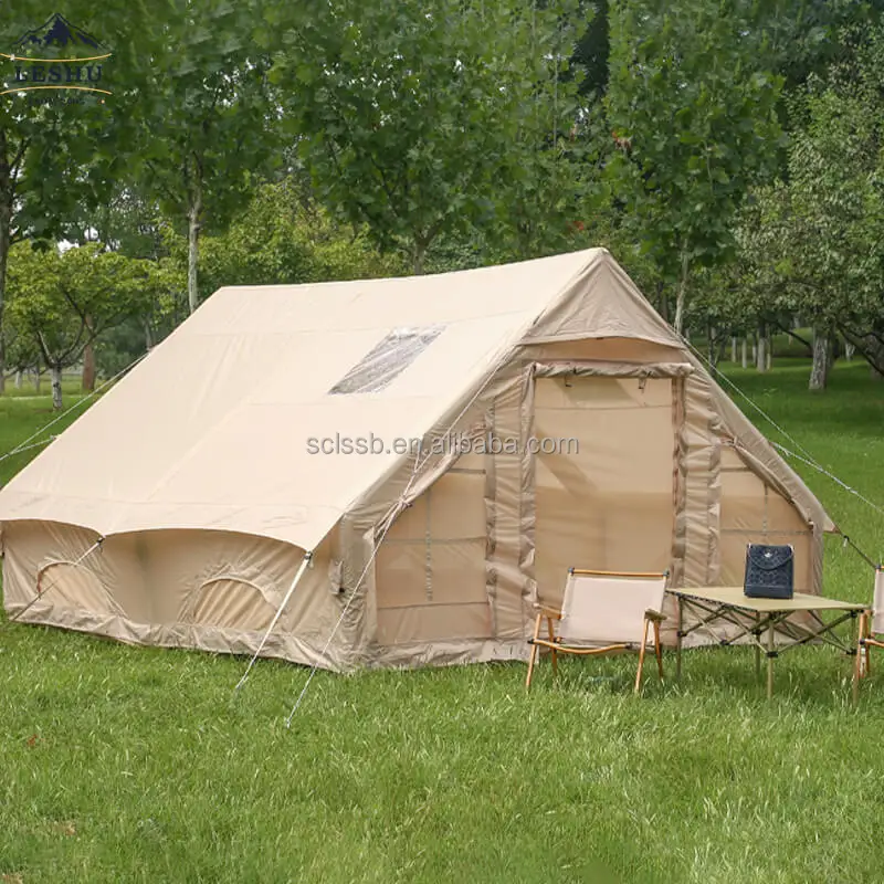 Luxury Big  Large Outdoor Thickened Windproof and Anti-cold Emergency Tent Inflatable Wire Drawing Tent Emergency Medical Tent