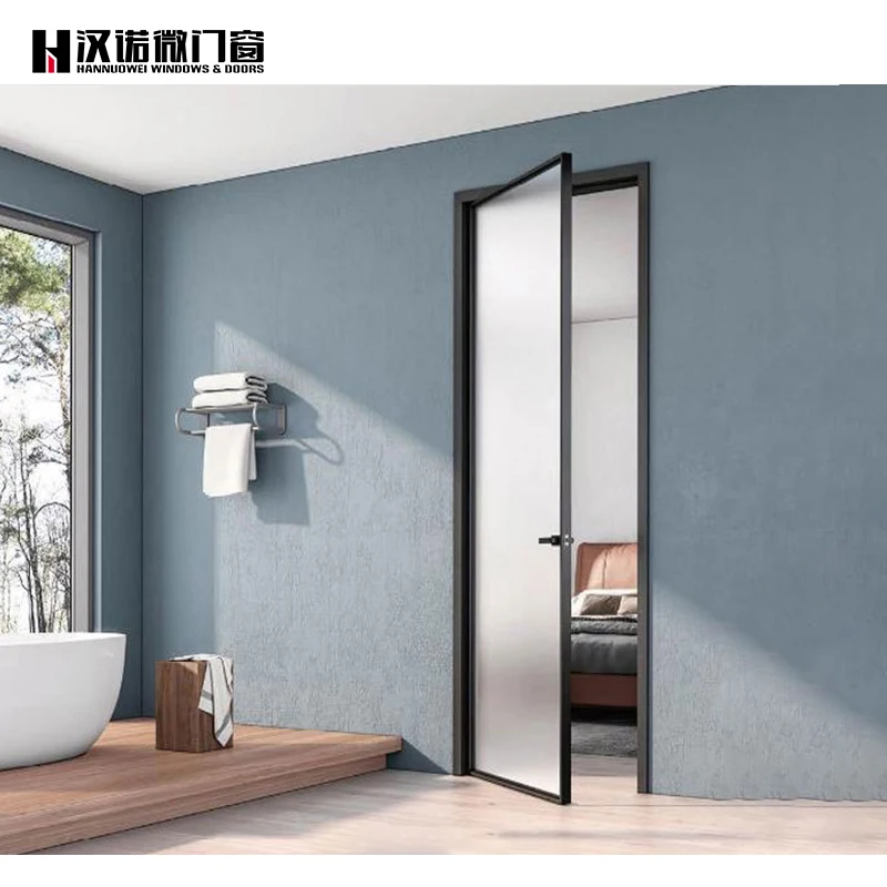 HANNOVER aluminum alloy swing door Modern minimalism and light luxury Ventilation is durable for indoors