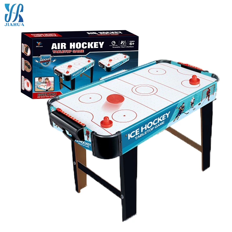 2022 New Low MOQ Funny Indoor Sports Cheap Wood Ice Air Hockey Table Game Ice Hockey Game Table From China Wood Toys For Kids