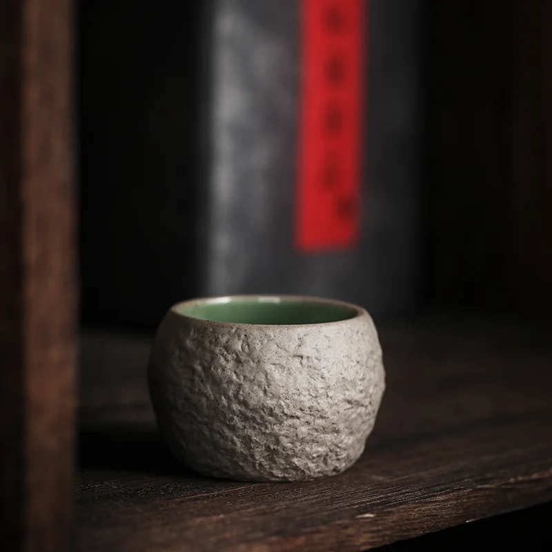 Глиняные кофейные кружки ручной работы, античная керамическая чашка в японском стиле