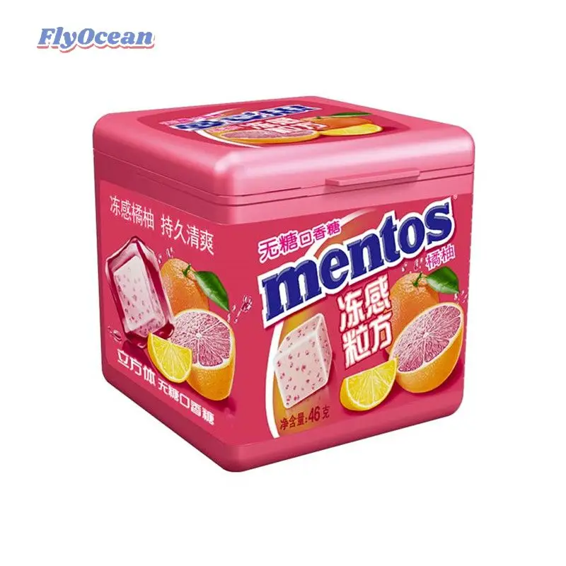 Wholesale Famous Brand Sugar-Free Fruit Minty Gum 46g Roll in Bulk Exotic Candy Packaging Hot Selling Minty Mints