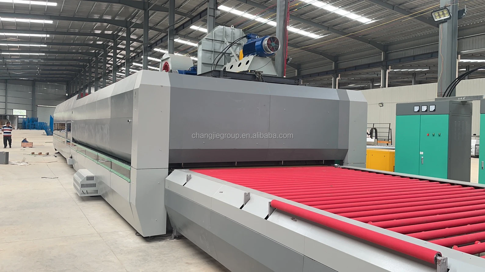 Flat Glass Double heating chamber Tempering Furnace Forced Convection Type Glass Make Toughened Low-e Glass Tampered Oven