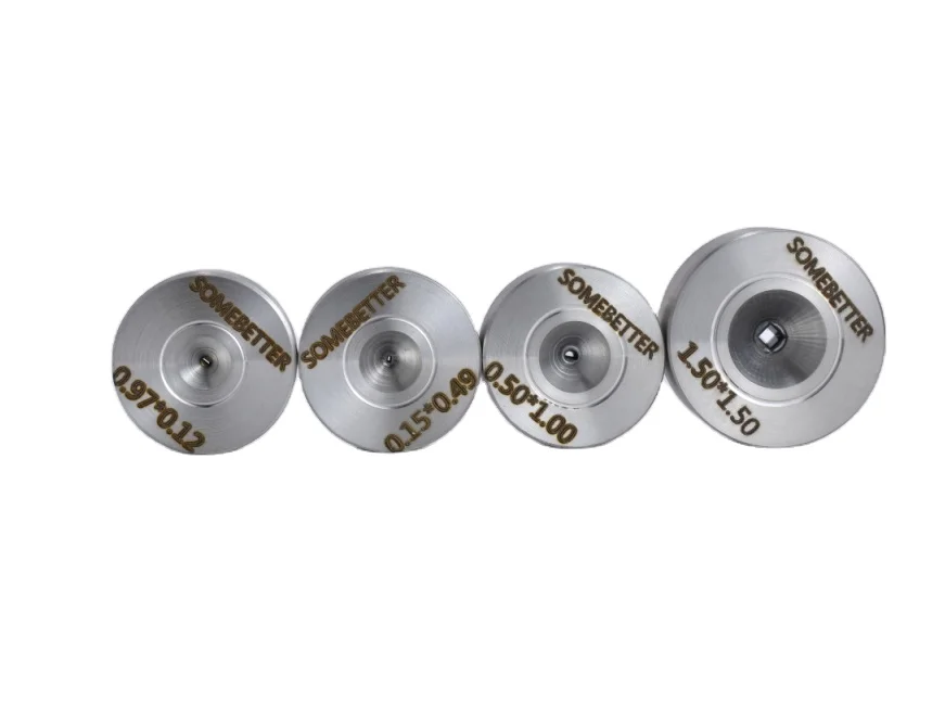 Square hole diamond dies diamond wire drawing dies for drawing 18K gold wire for jewelry