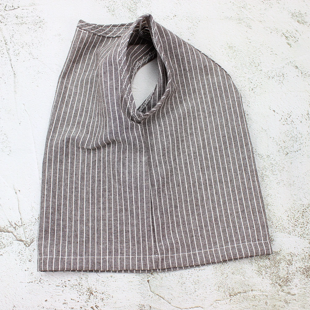 
New collection customized design linen striped boy shirt children clothing V-neck baby sleeveless tops 