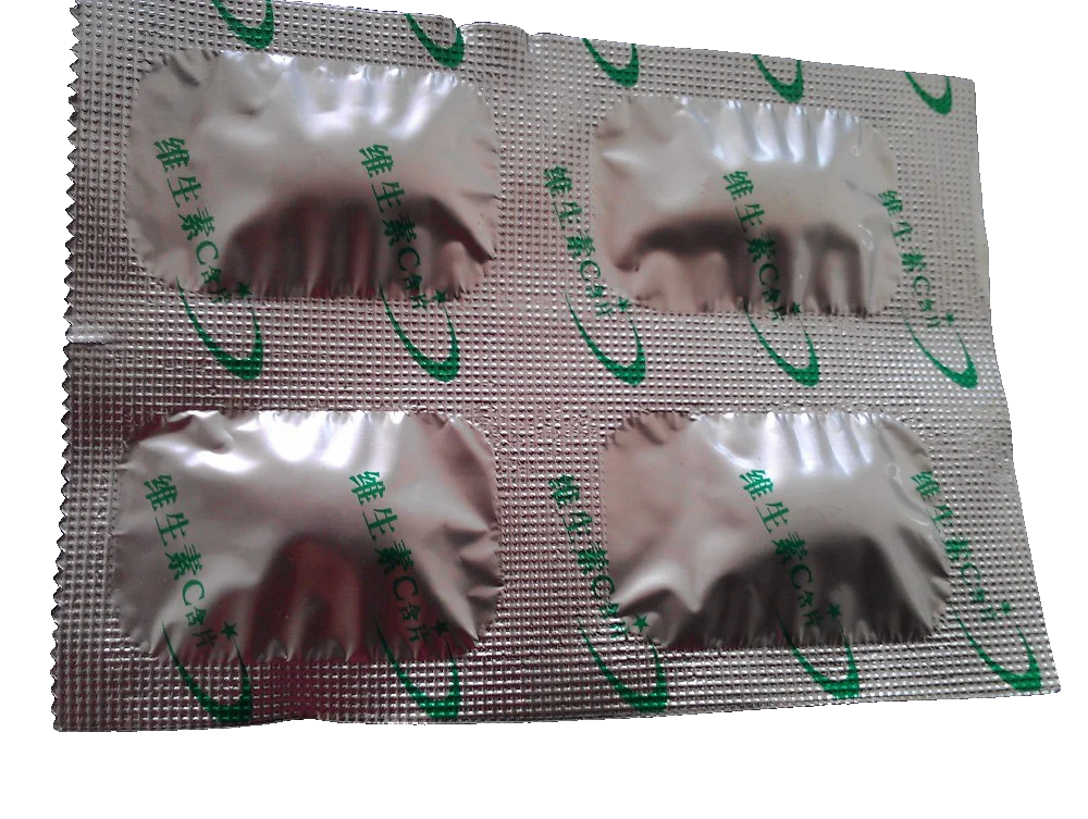 Easy peel die cut  aluminum foil lid used for pp sealing film